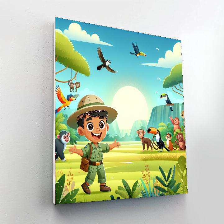 Jungle Safari Discovery Paint By Numbers Kits