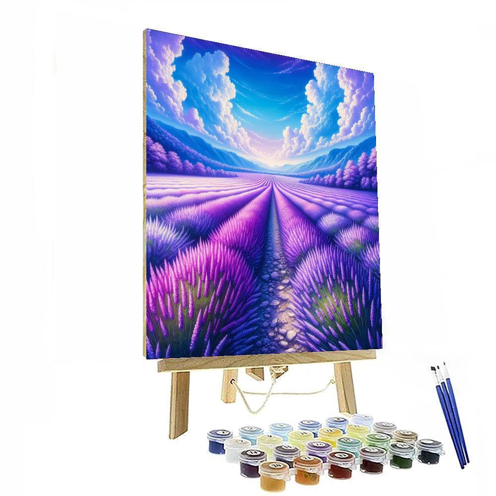 Radiant Lavender Fields - DIY Painting By Numbers Kit – Artistry Rack