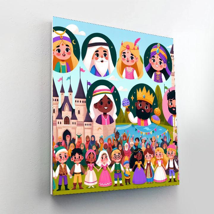 Magic Kingdom Festival Paint By Numbers Kits