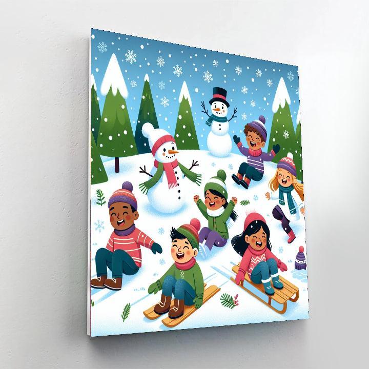 Winter Wonderland Journey Paint By Numbers