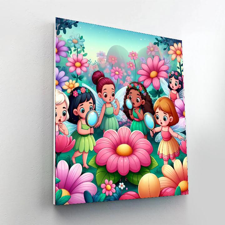 Fairy Garden Mystery Number Painting