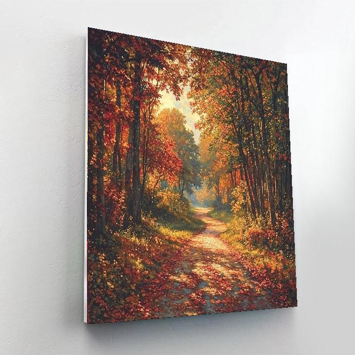 Millais Inspired Silent Autumn Afternoon  Paint By Numbers