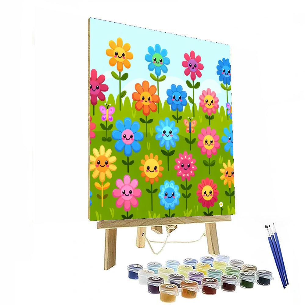 Whimsical Wildflower Wander Paint By Numbers