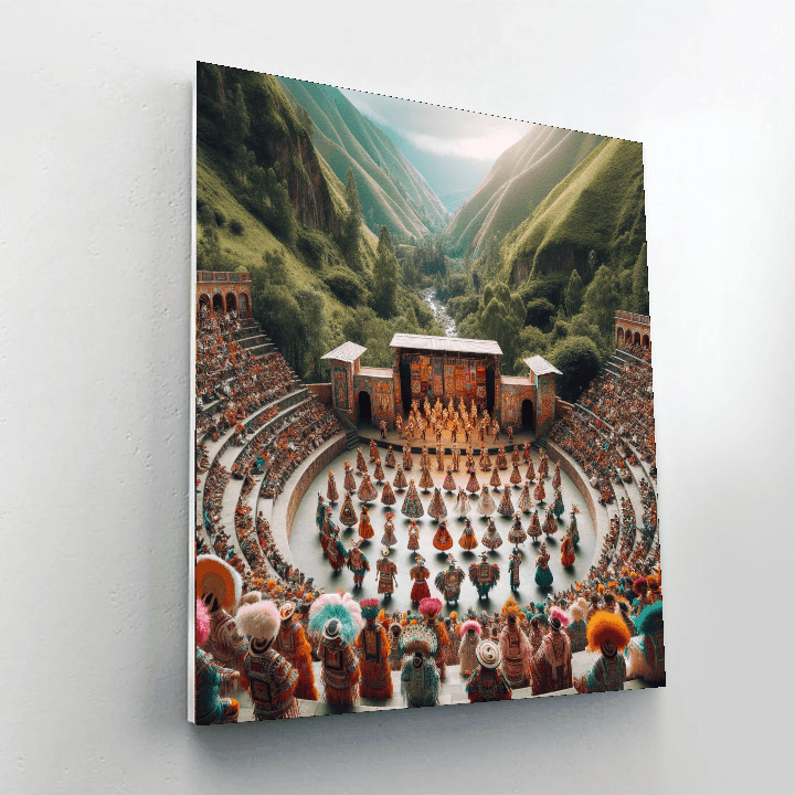 Guelaguetza - Oaxaca, Mexico Numbered Painting Kits