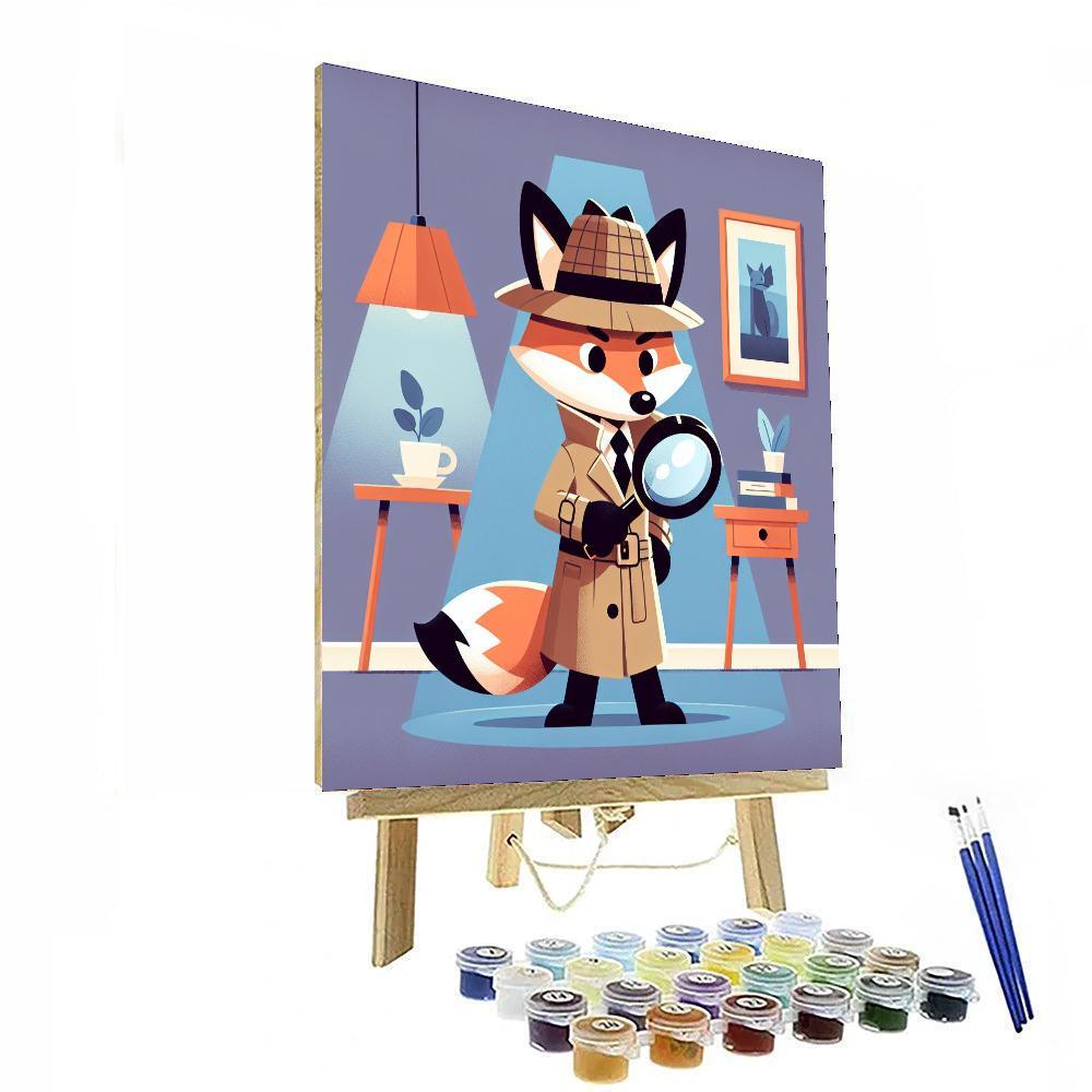 Mystery Detective's Hunt Painting By Numbers Kit