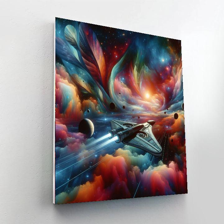 Galactic Voyager’s Dream Painting By Numbers Kit