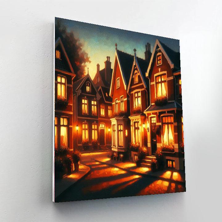 Dreamy Evening Lights Paint By Color