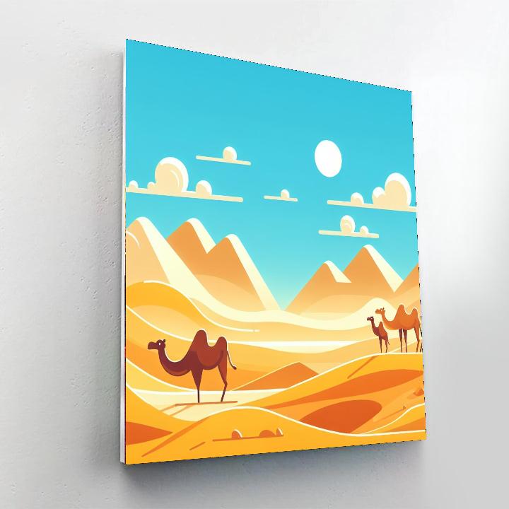 Desert Mirage Encounter Paint By Number