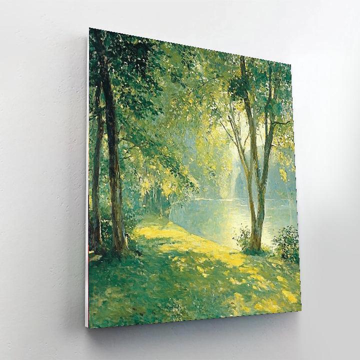 Edgar Degas Inspired Dappled Light  DIY Paint By Numbers