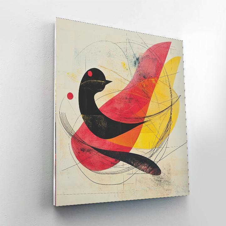 Joan Miró Inspired Organic Symphony  Numbered Painting Kits