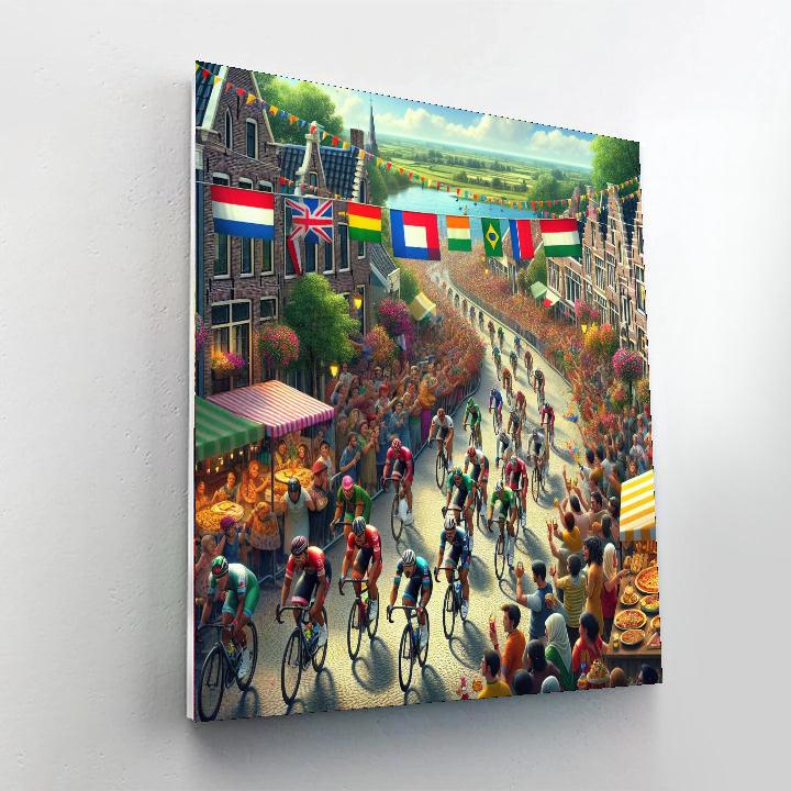 World Cup Of Cycling - Netherlands Paint By Color