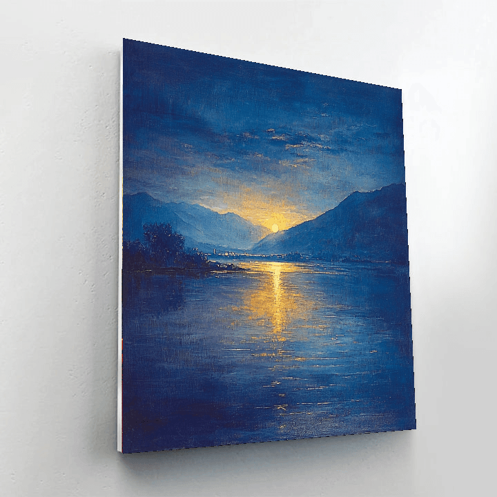 J.M.W. Turner Inspired The Magic Of Nightfall  Paint By Numbers Art