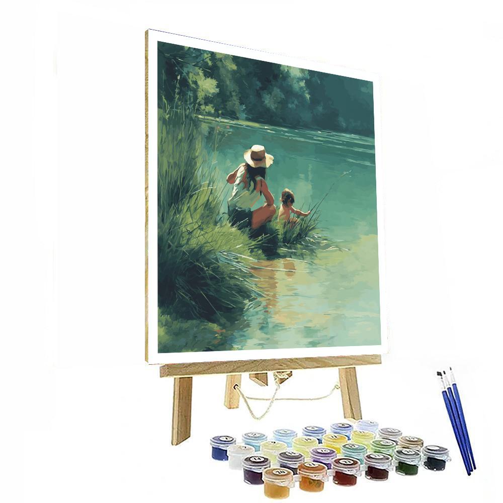 Shared Moments Of Reflection Painting Number Kit