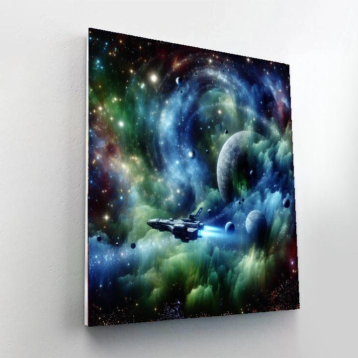 Galactic Discovery Journey Painting By Numbers Kit