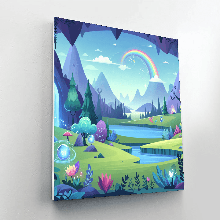 Mystic Valley Adventure Paint By Numbers Art