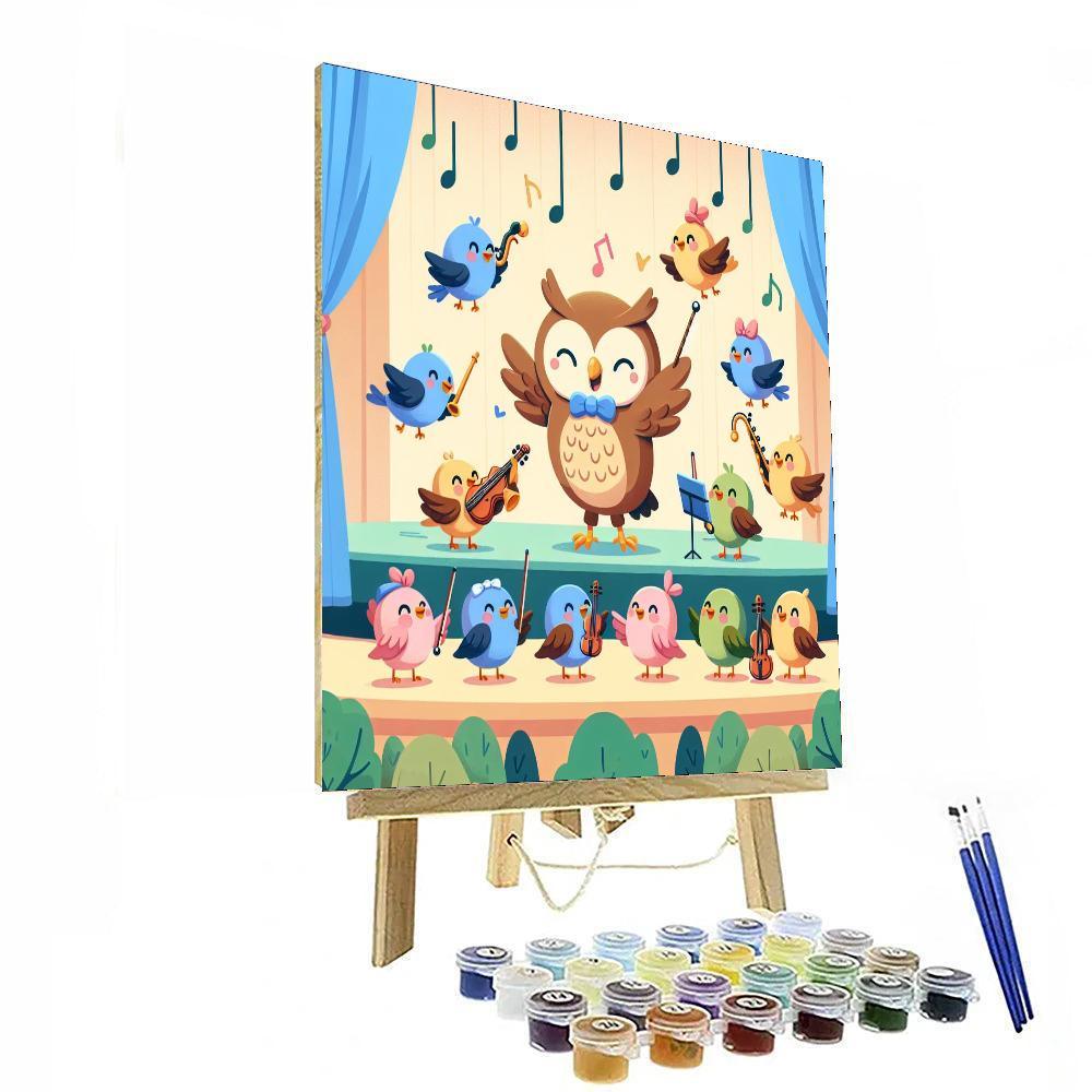 Musical Owl Orchestra Numbered Painting Kits