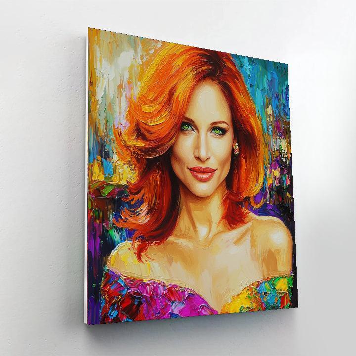 Jessica Chastain: The Chameleon Of Cinema Unveiled Numbered Painting Kits