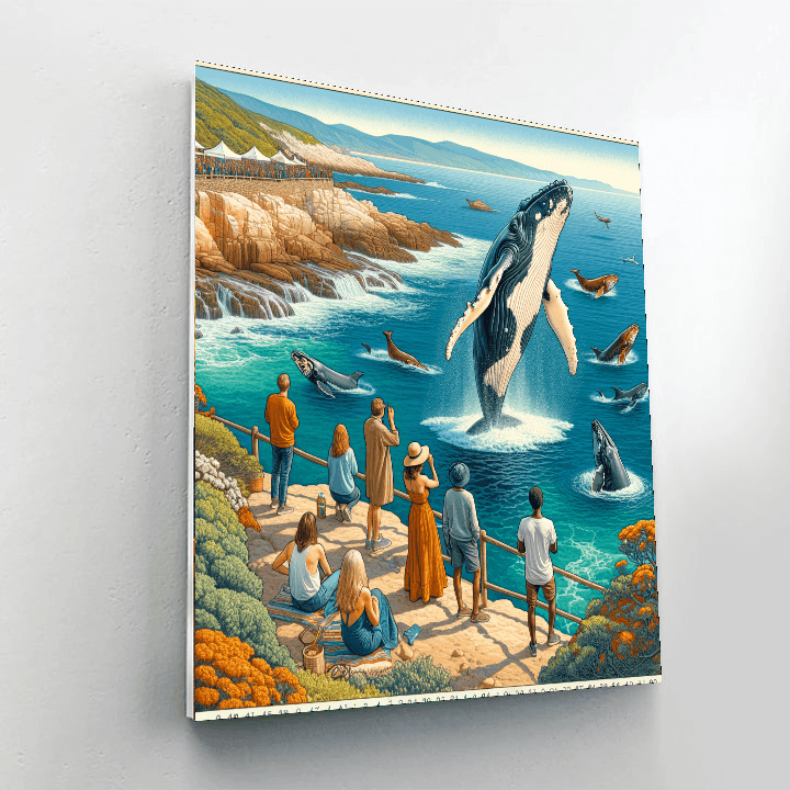 Hermanus Whale Festival - Hermanus, South Africa Painting By Numbers Kit