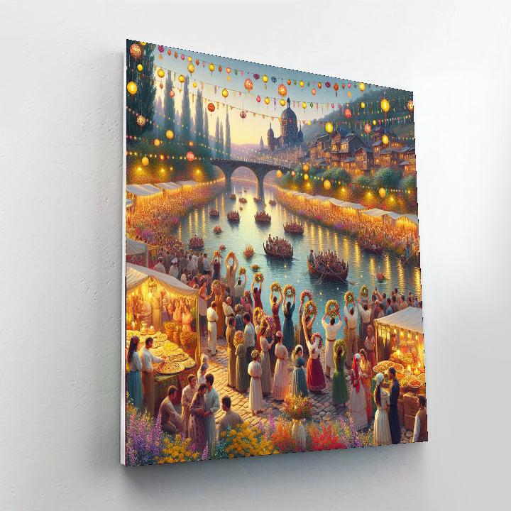 Krakow Wianki Festival Paint By Numbers Art