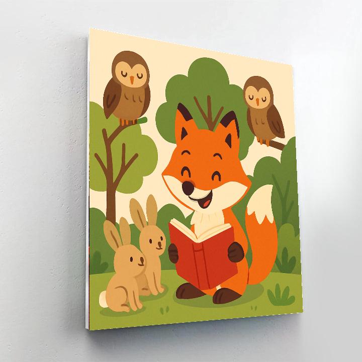 Clever Fox Storybook Paint By Color
