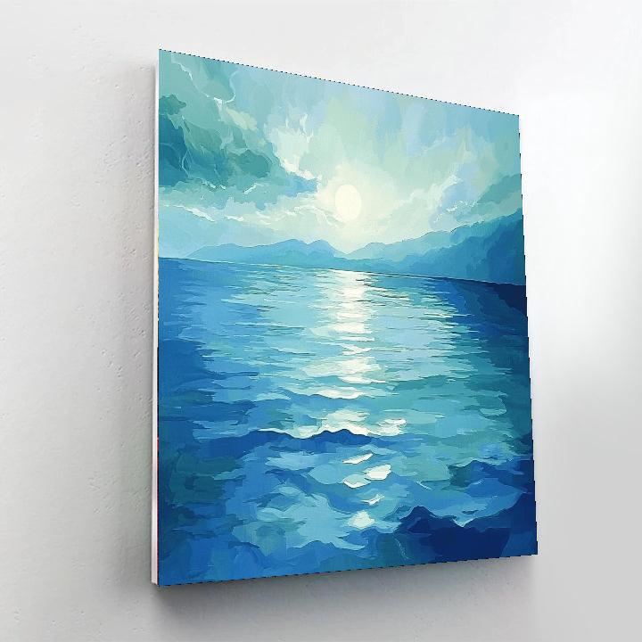 Zhao Mengfu Inspired Reverie In Tranquil Waters  Paint By Color