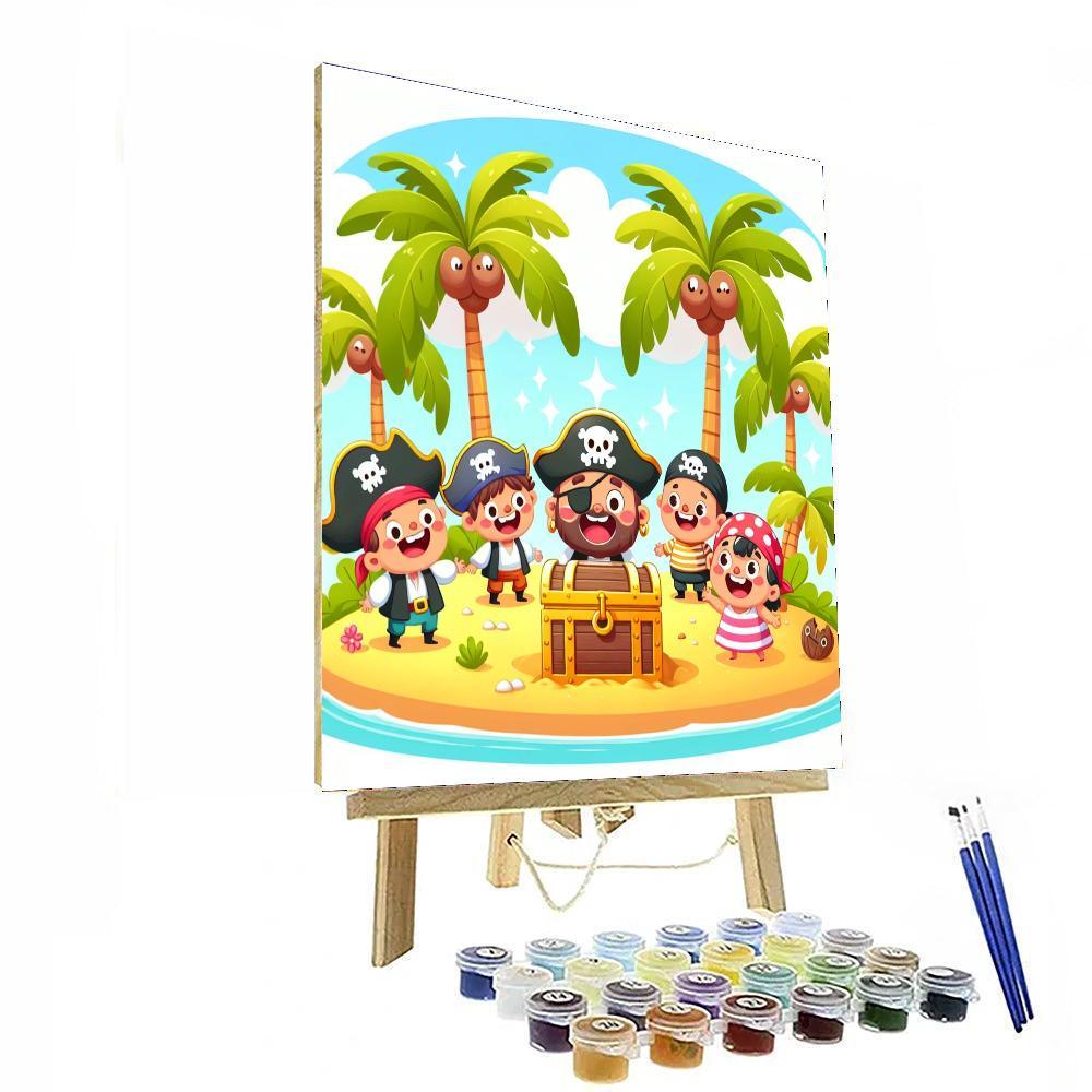 Treasure Hunt On The Island Paint By Number