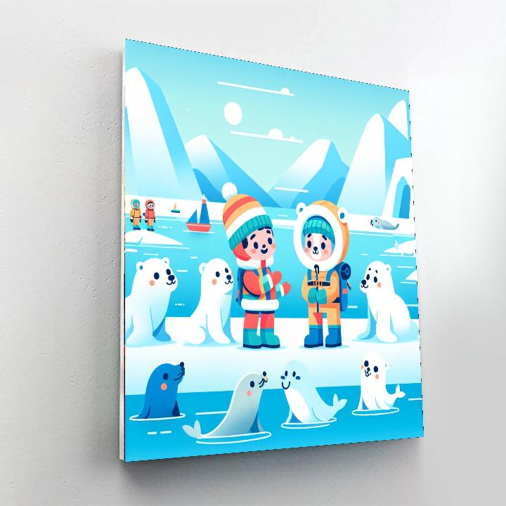 Arctic Polar Exploration Paint By Numbers Art