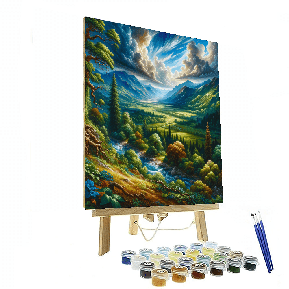 Majestic Landscapes Numbered Painting Kits