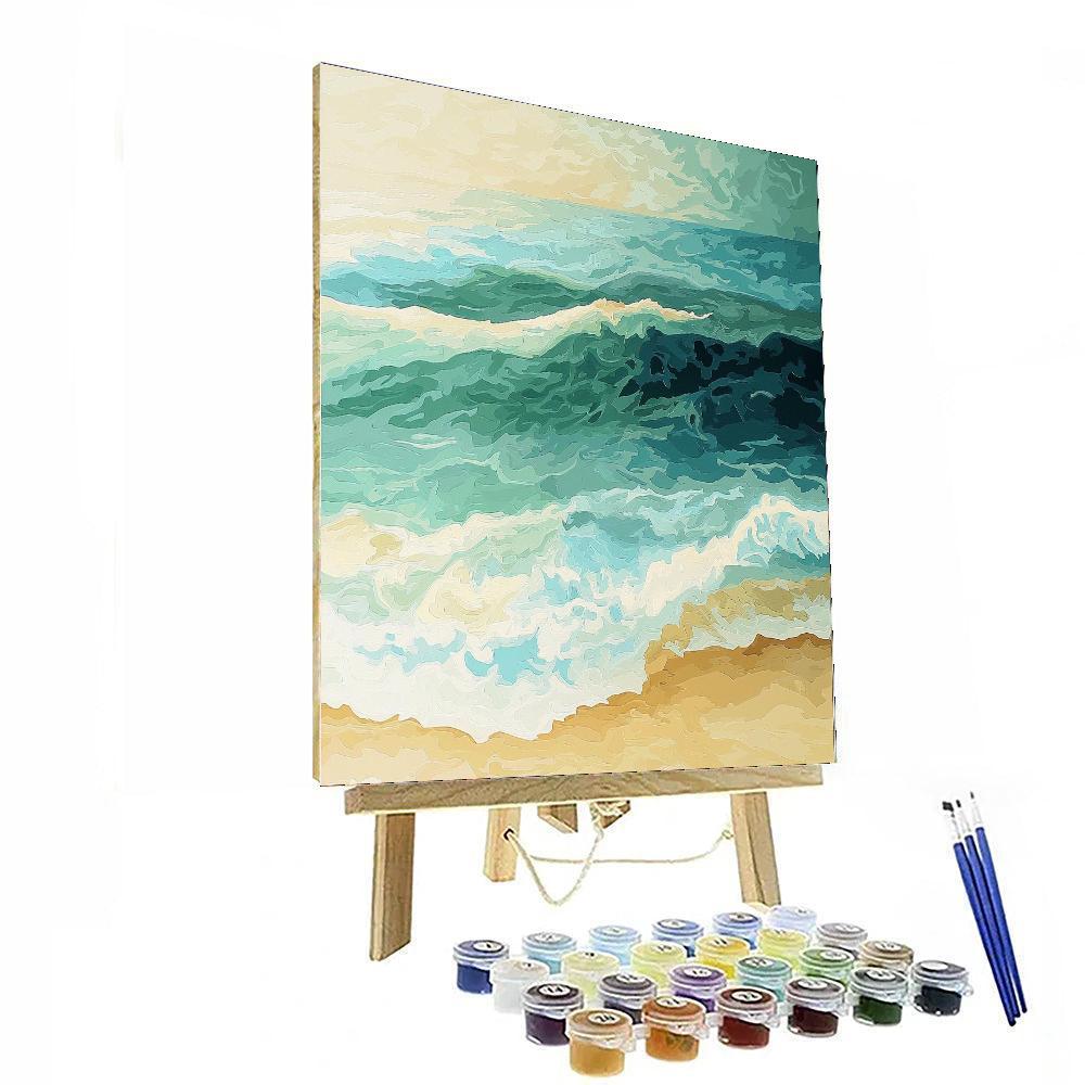 Georges Seurat Inspired Mellow Tides  Paint By Numbers Art