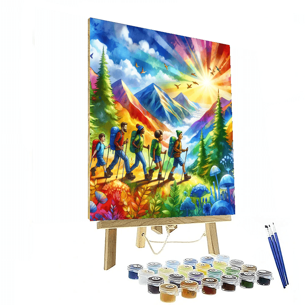 Mountain Adventure Crew Paint By Color