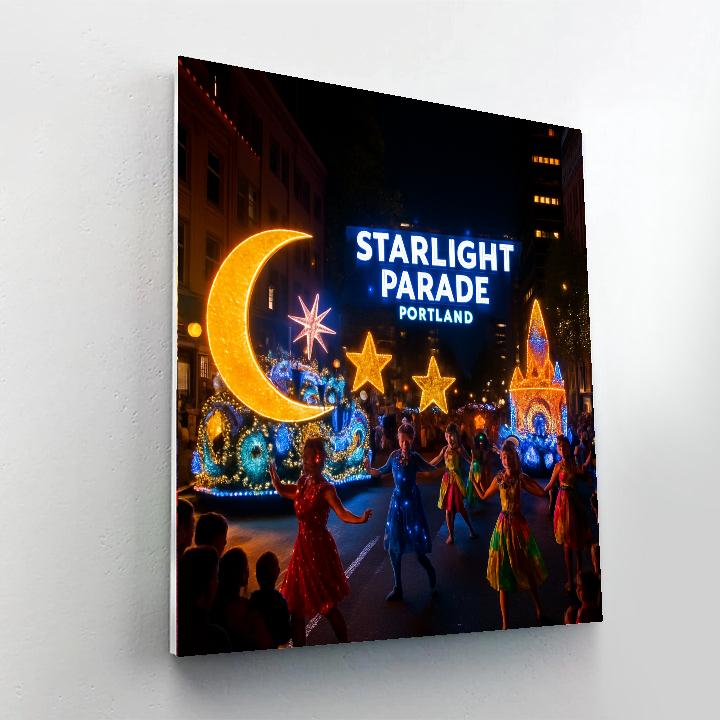 Starlight Parade - Usa Paint By Color