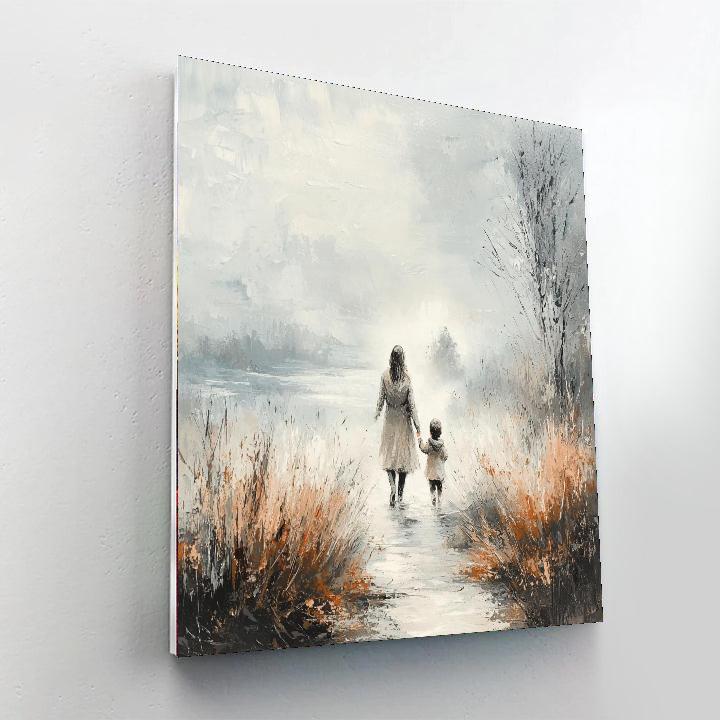 Her Guiding Light DIY Paint By Numbers