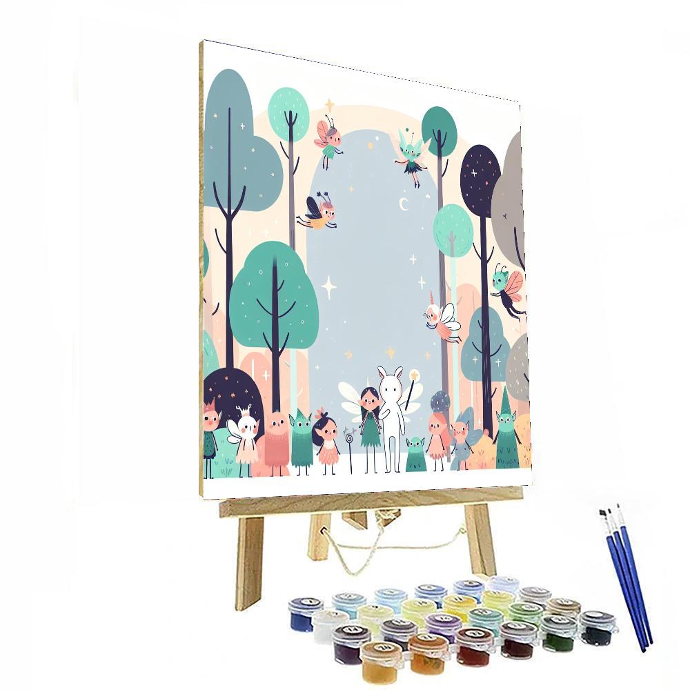Fairy Tale Forest Escape Painting Number Kit