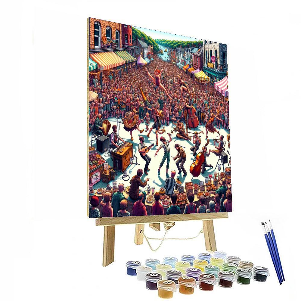 Buskers Festival - Canada Painting Number Kit