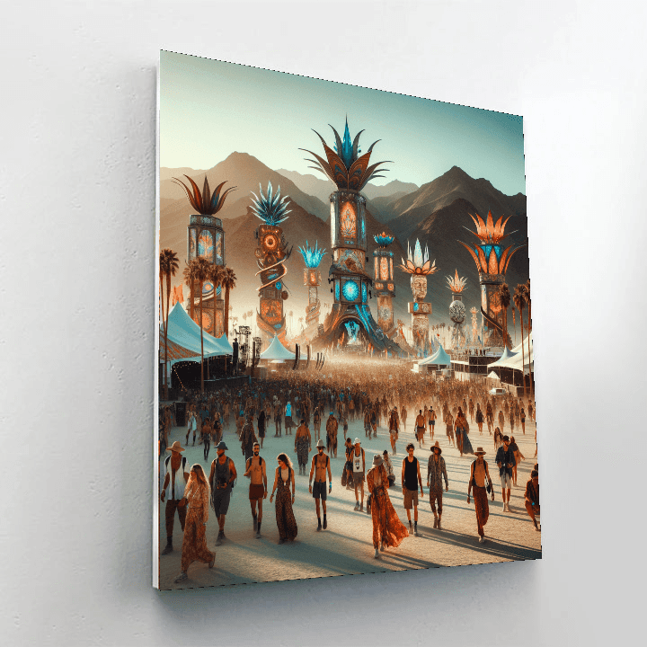 Coachella Valley Music And Arts Festival - California, Usa Paint By Number