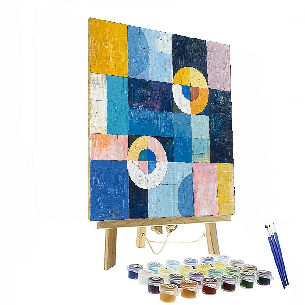 Paul Klee Inspired Journey Through Shapes  Numbered Painting Kits
