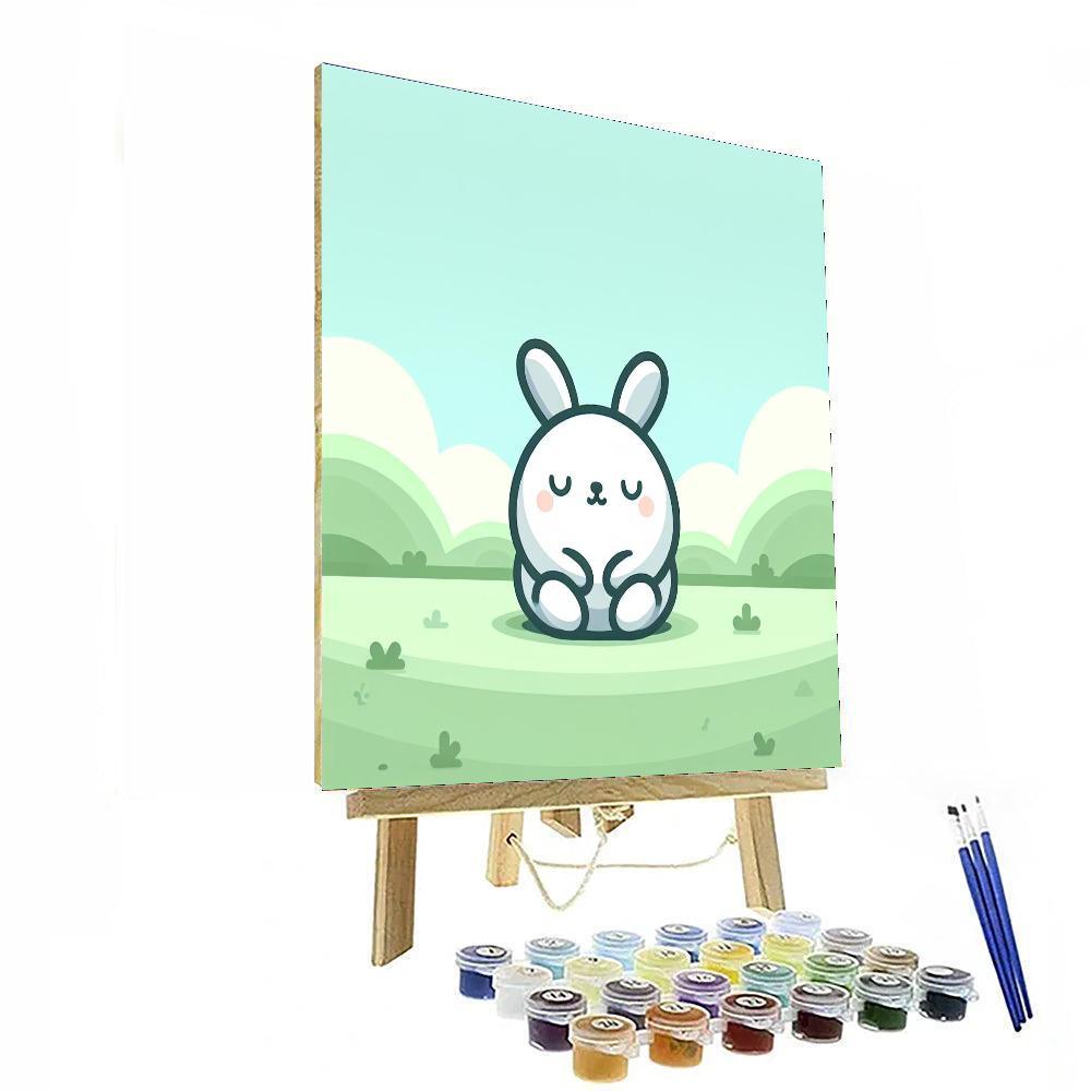 Rustic Rabbit Repose Paint By Color