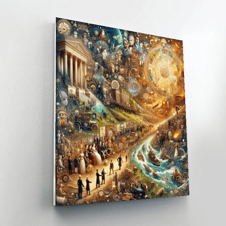 Time Travel Through History Paint By Numbers Kits