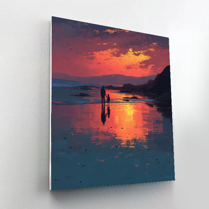 Sunset Moments Together DIY Paint By Numbers