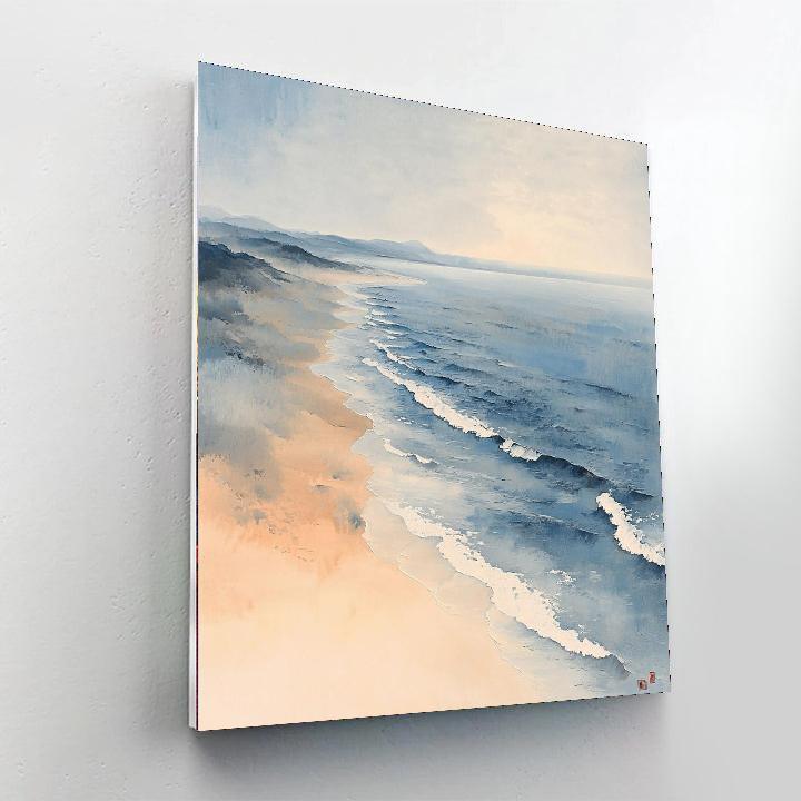 Zhao Mengfu Inspired Shores Of Serenity  Painting By Numbers Kit