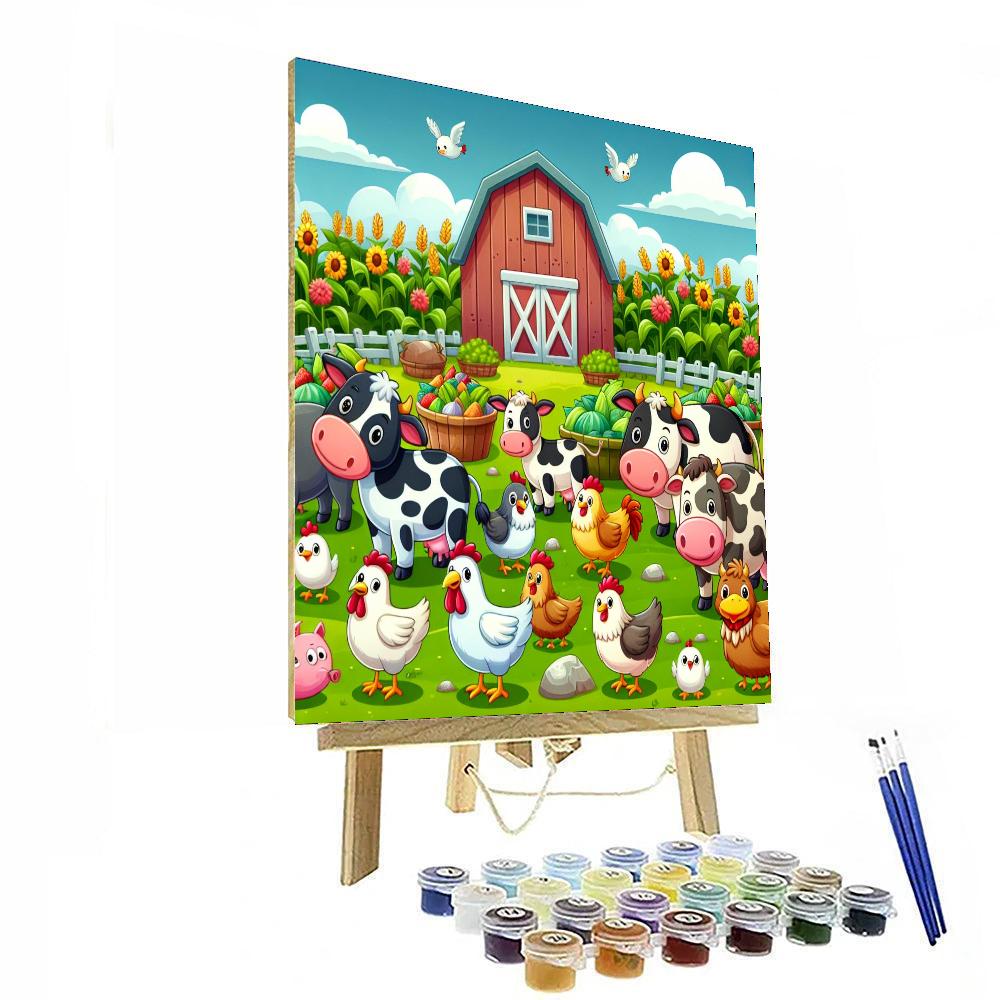 Creative Little Farmers Painting By Numbers Kit