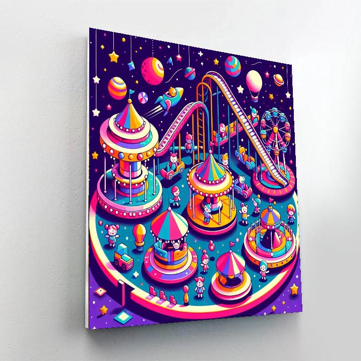 Celestial Carnival Capers Paint By Numbers Art