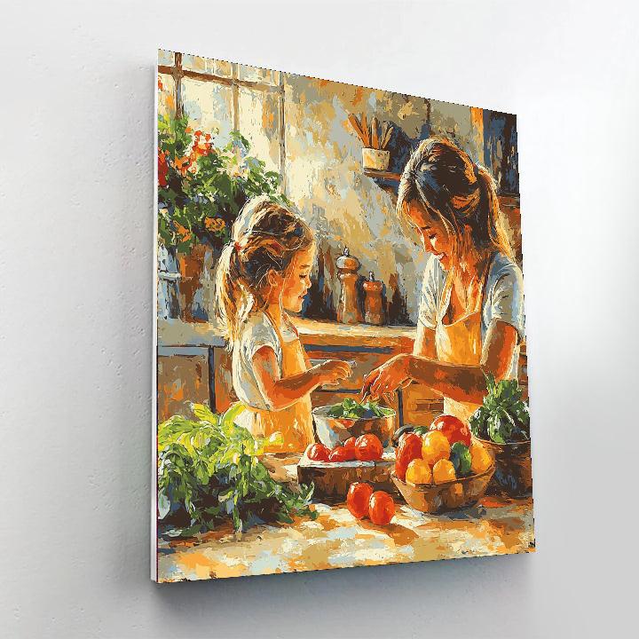 Mom's Kitchen Delights Paint By Color
