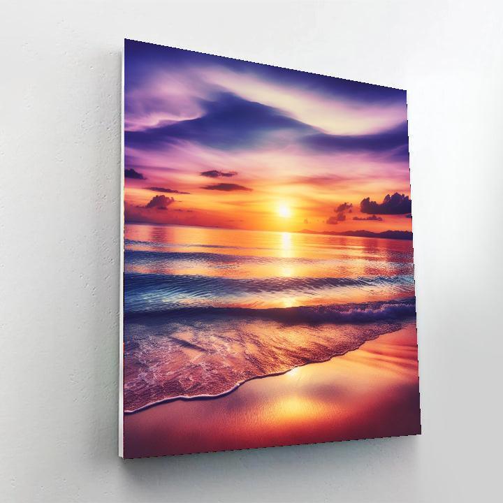 Soothing Beach Horizon DIY Paint By Numbers