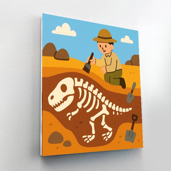 Fossil Hunter's Quest Numbered Painting Kits