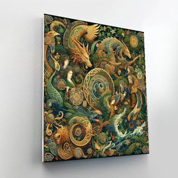 Celtic Mythical Legends Painting Number Kit