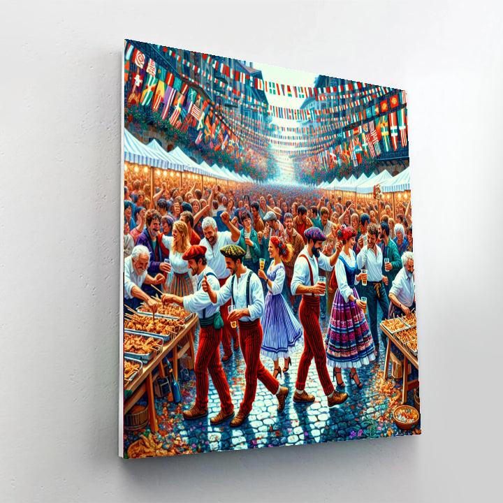 San Sebastián Day Festival DIY Paint By Numbers