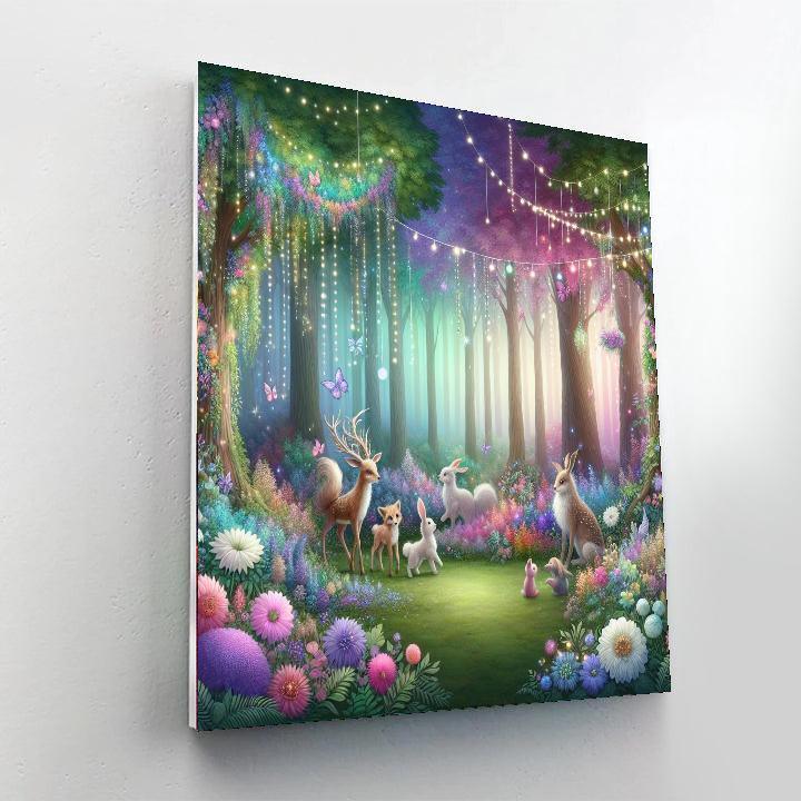 Mystical Woodland Escape Paint By Numbers