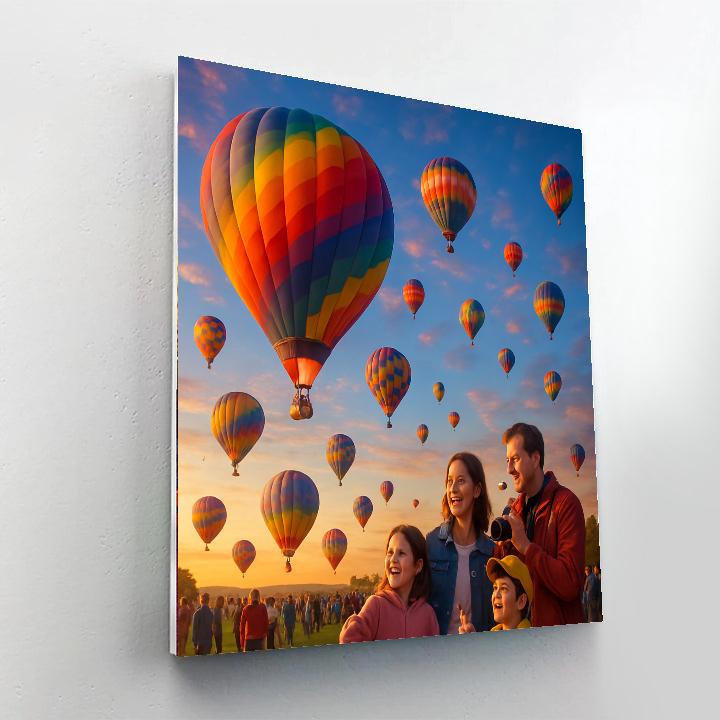 The Balloon Fiesta - United States DIY Paint By Numbers