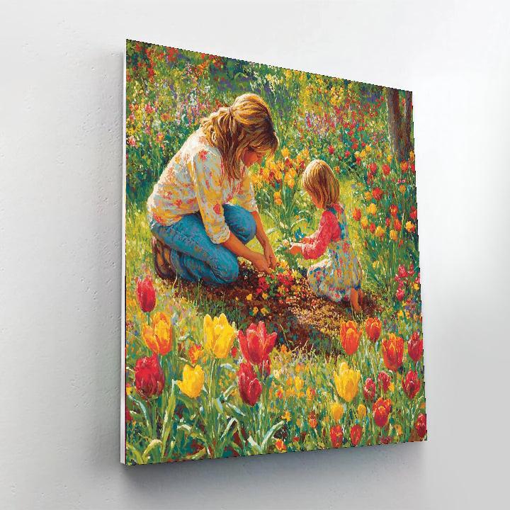 Mommy's Garden Of Joy Number Painting